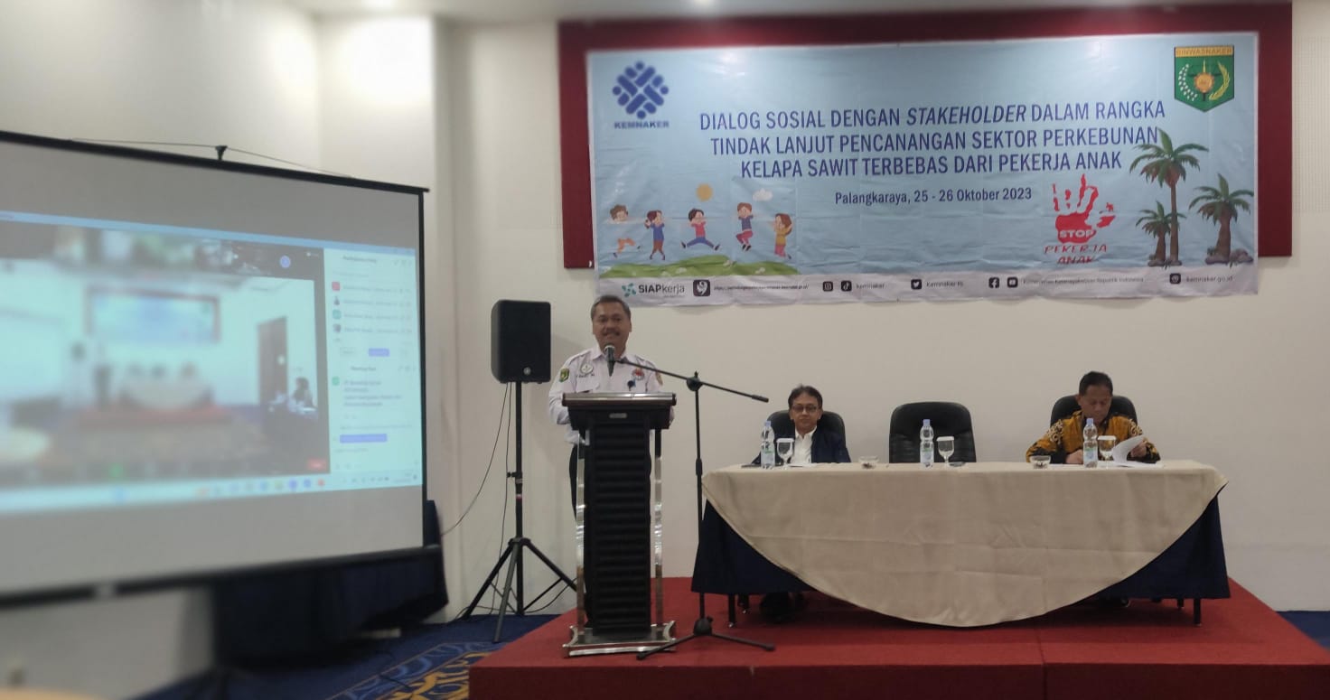Kepala Disnakertrans : Tidak Ditemukan Pekerja Anak di Kalteng 