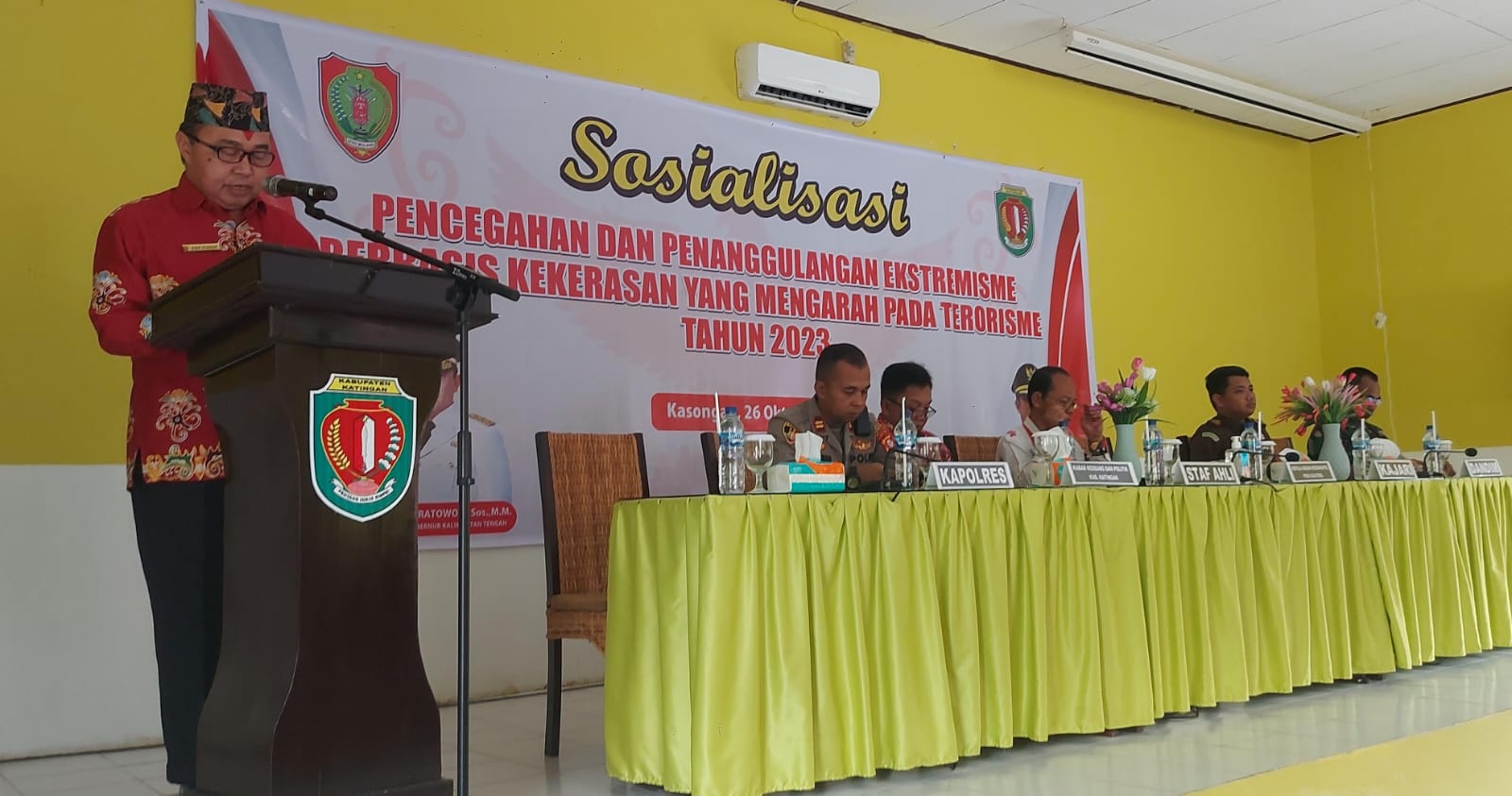 Badan Kesbangpol Prov. Kalteng Gelar Sosialisasi Pencegahan dan Penanggulangan Ekstremisme Berbasis Kekerasan