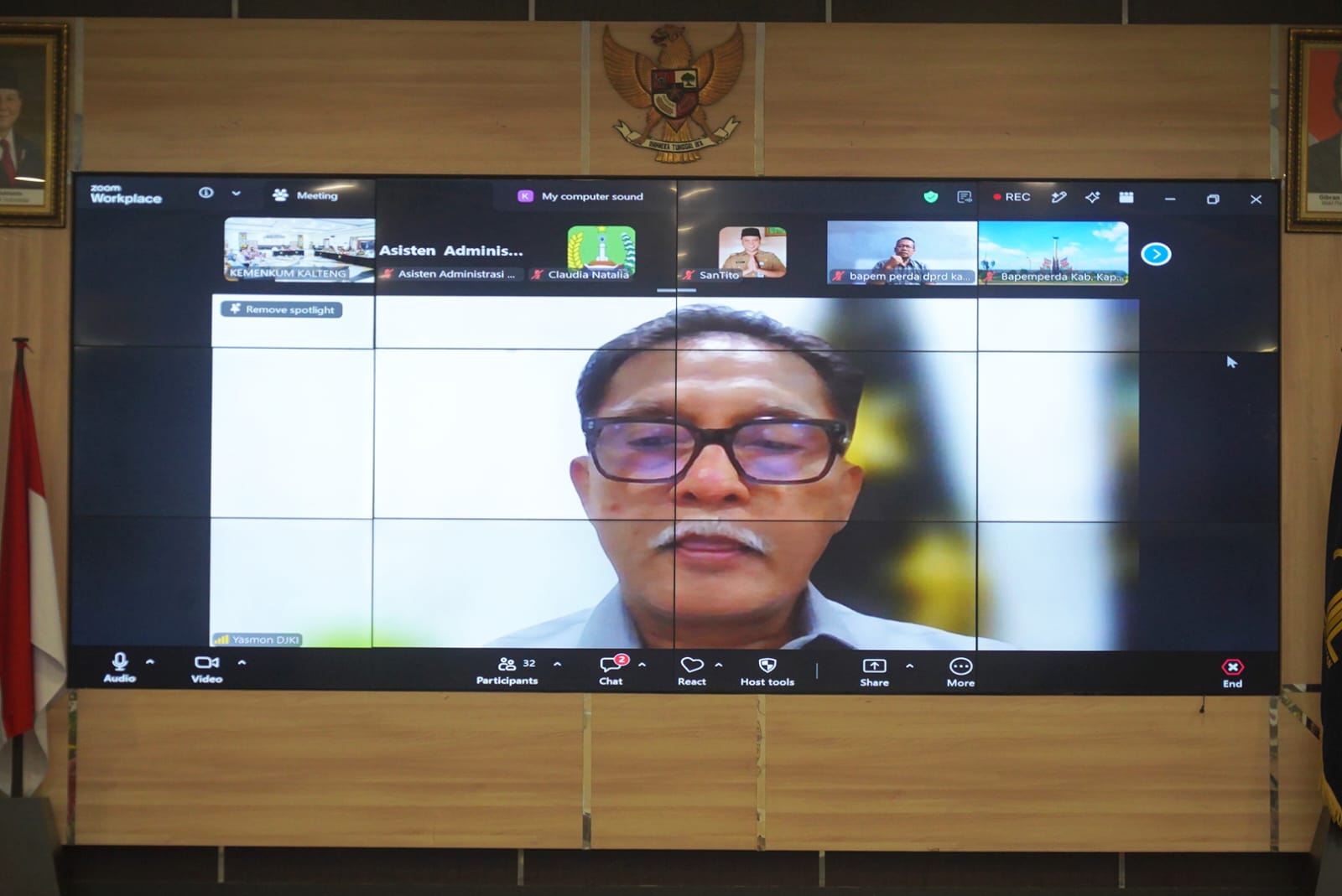 Pemprov Kalteng Perkuat Sinergi Pelindungan Kekayaan Intelektual untuk Dorong Ekonomi Daerah