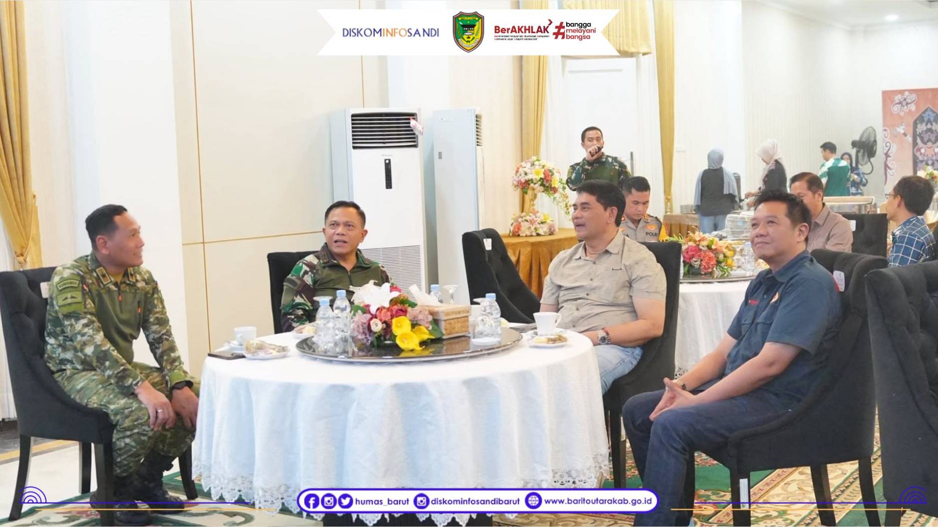 Pemkab Barito Utara Gelar Ramah Tamah dengan Pangdam XXII/Tambun Bungai