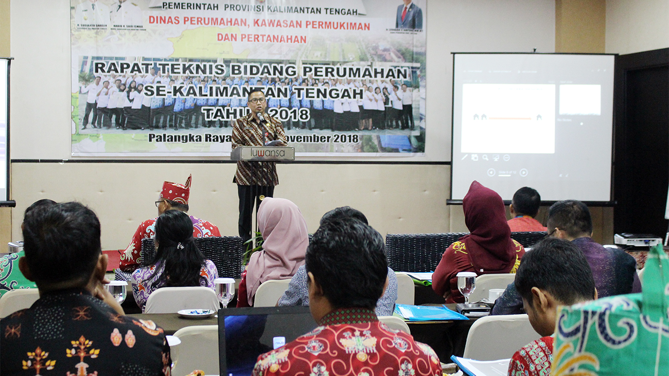 Disperkimtan Provinsi Kalteng Gelar Rapat Teknis Bidang Perumahan se-Kalimantan Tengah