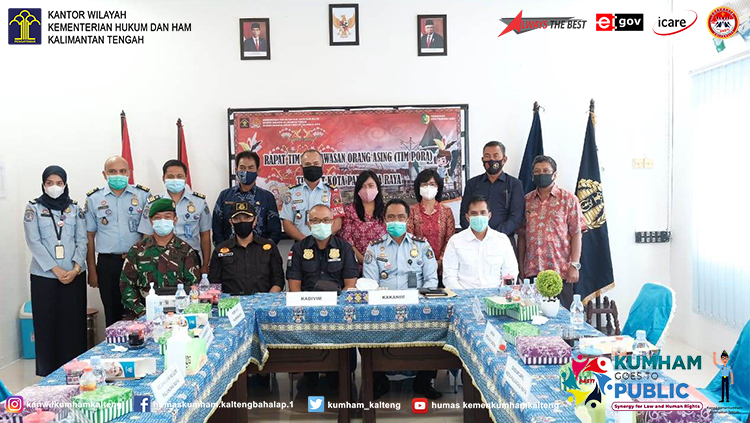 Imigrasi Palangka Raya Adakan Rapat Timpora Tingkat Kota Palangka Raya