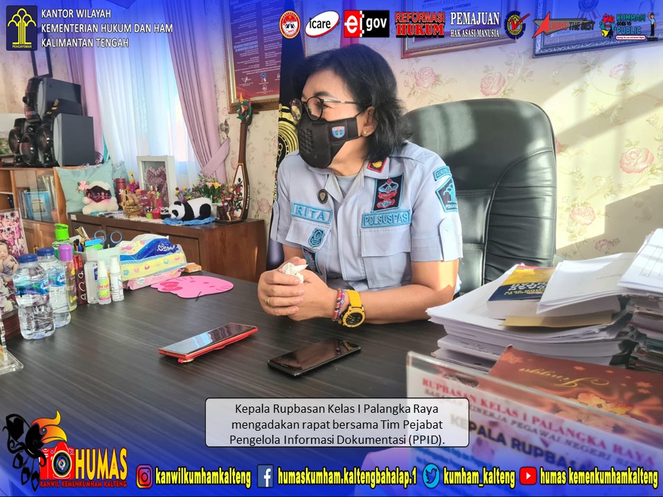 Kepala Rupbasan Gelar Rapat Monitoring dan Evaluasi Terkait Keterbukaan Informasi Publik