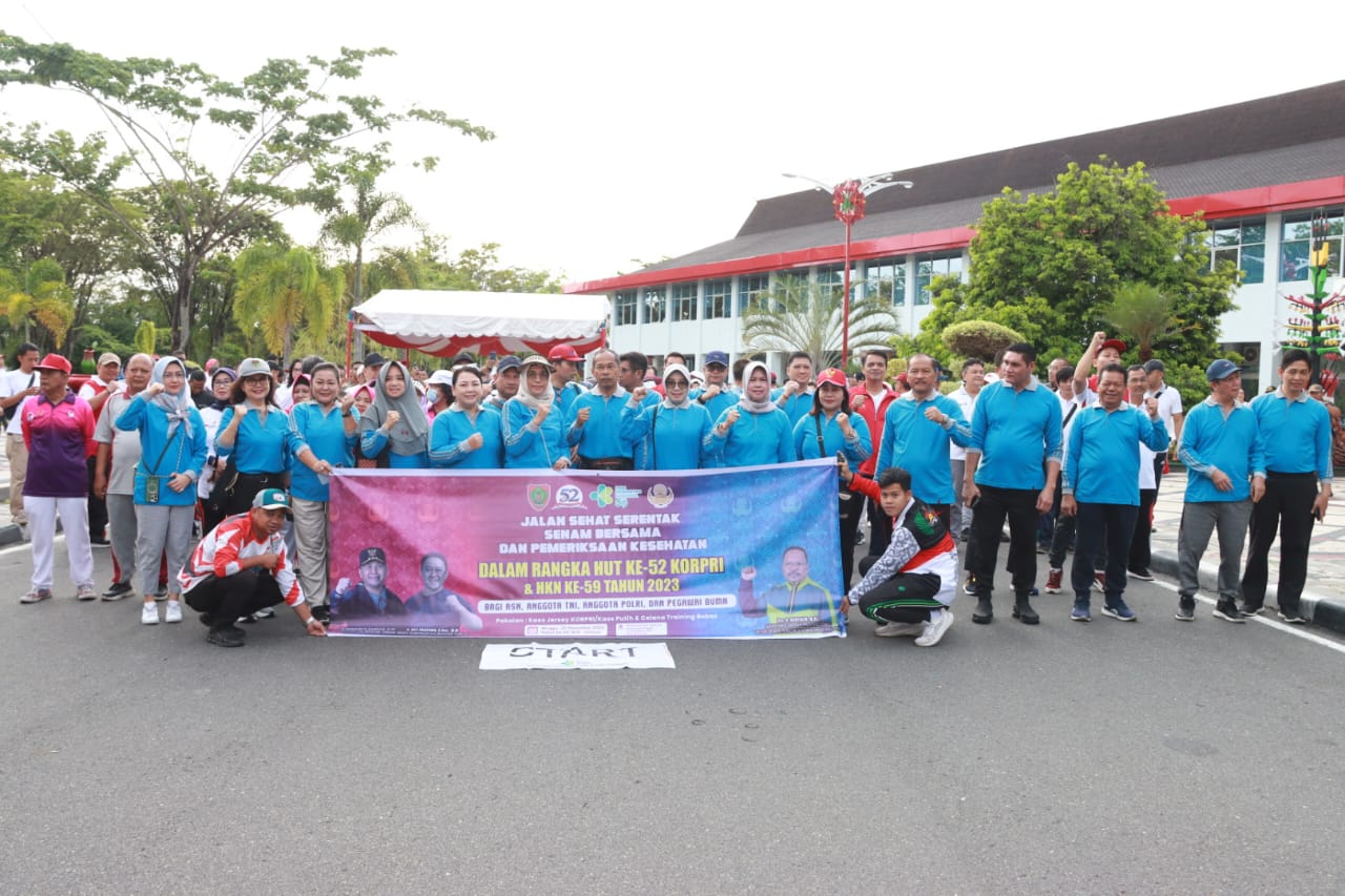 Momentum HUT KORPRI dan HKN, Gubernur Kalteng Sugianto Sabran Silaturahmi dengan Pejabat JPT Pratama, Administrator dan Tenaga Kontrak