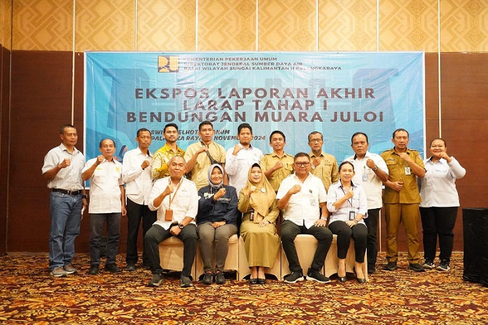 Hadiri Ekspos Laporan Akhir Larap Tahap I, Asisten Ekbang Sebut Pemprov Kalteng Dukung Pembangunan Bendungan Muara Juloi