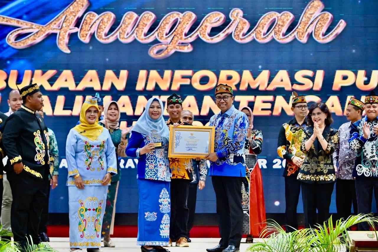 Dislutkan Kalteng Kembali Raih Peringkat 1 Anugerah Keterbukaan Informasi Publik Tahun 2025
