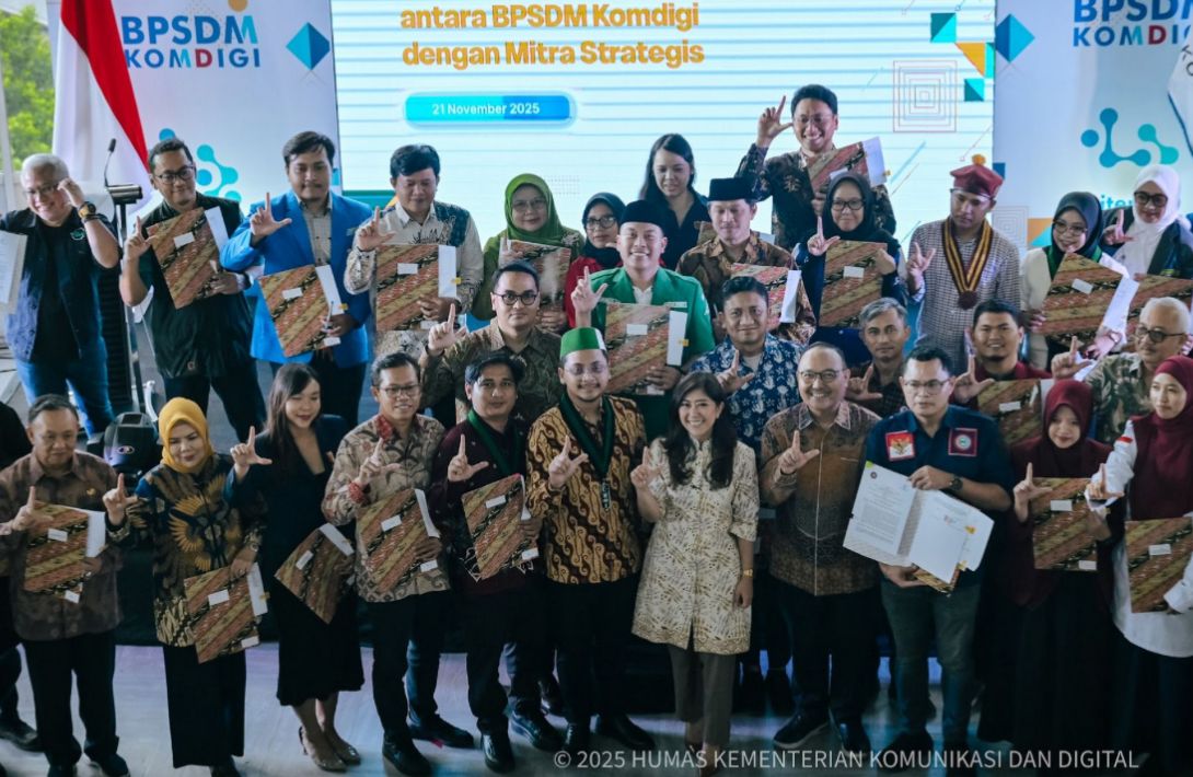 Jawab Tantangan Literasi Digital, Kemkomdigi Perkokoh Jaringan Kemitraan Nasional