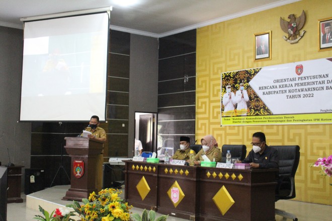 Orientasi Penyusunan RKPD, Kepala Bappeda : Sarana untuk Menyamakan Persepsi Penyusunan Dokumen Perencanaan