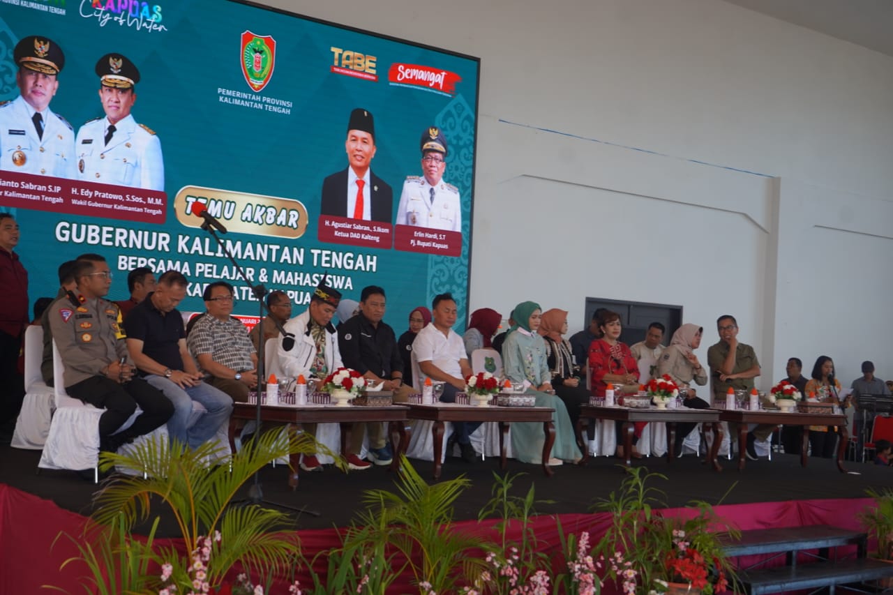 Temu Akbar Gubernur Kalteng bersama Pelajar dan Mahasiswa Se Kabupaten Kapuas