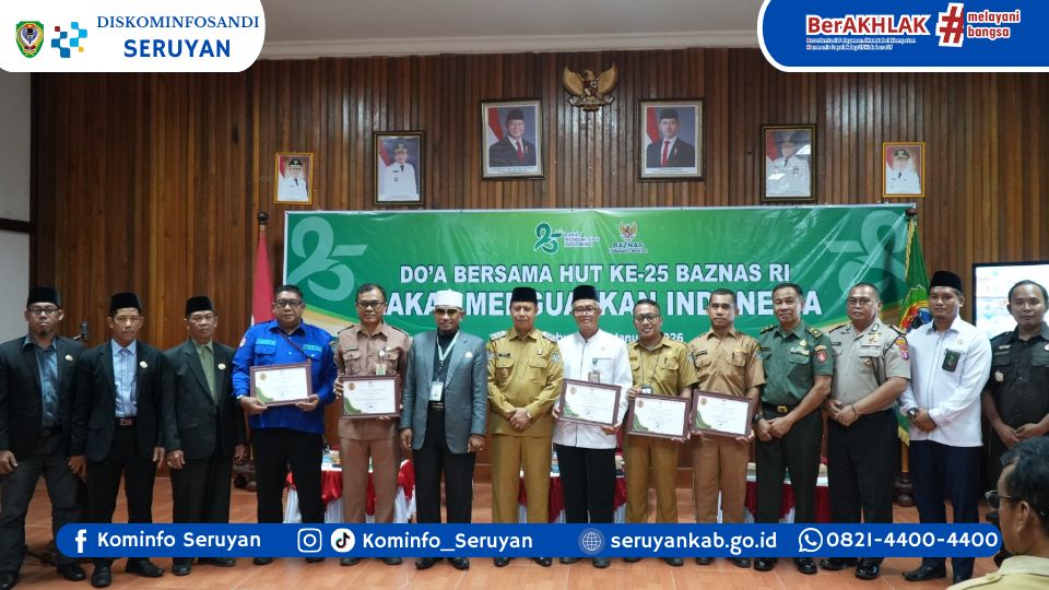HUT ke-25 BAZNAS Seruyan, Wabup Tegaskan Peran Zakat sebagai Kekuatan Sosial Umat