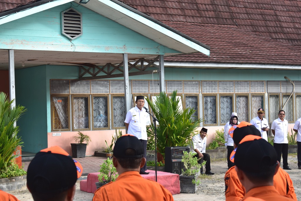 Ini Pesan Wabup Saat Pimpin Apel Pagi di BPBD