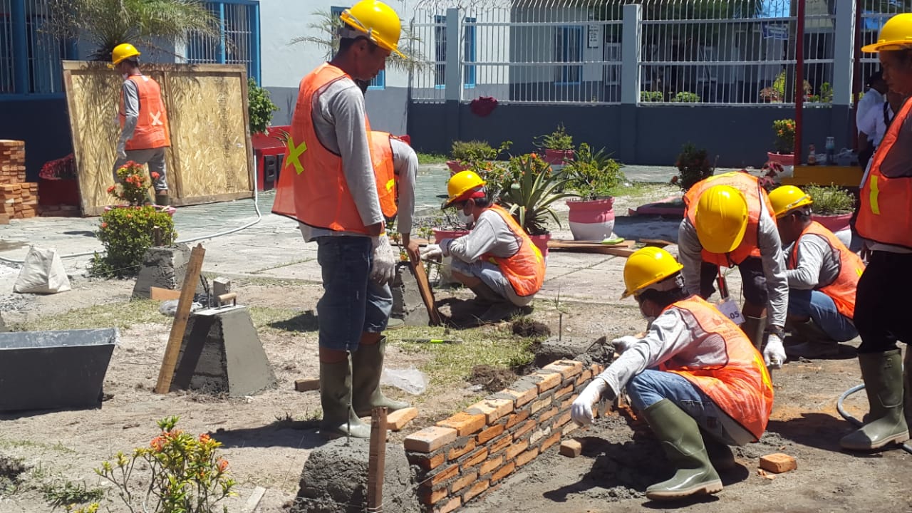 Pelatihan Kompetensi Bidang Kontruksi WBP Lapas Palangka Raya Membuahkan Hasil