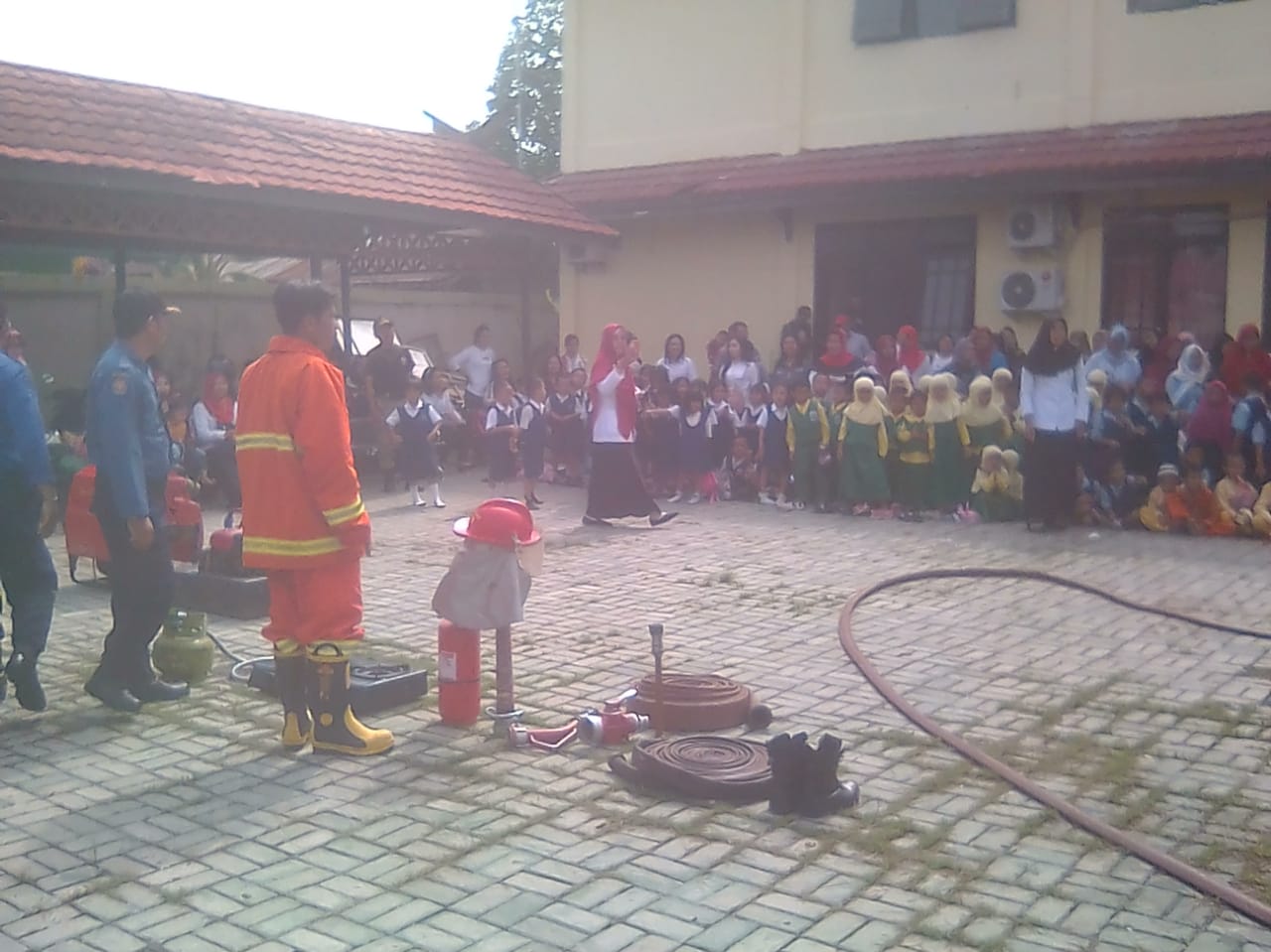 Satpol PP Kapuas Berikan Sosialisasi Pencegahan Bencana Kebakaran