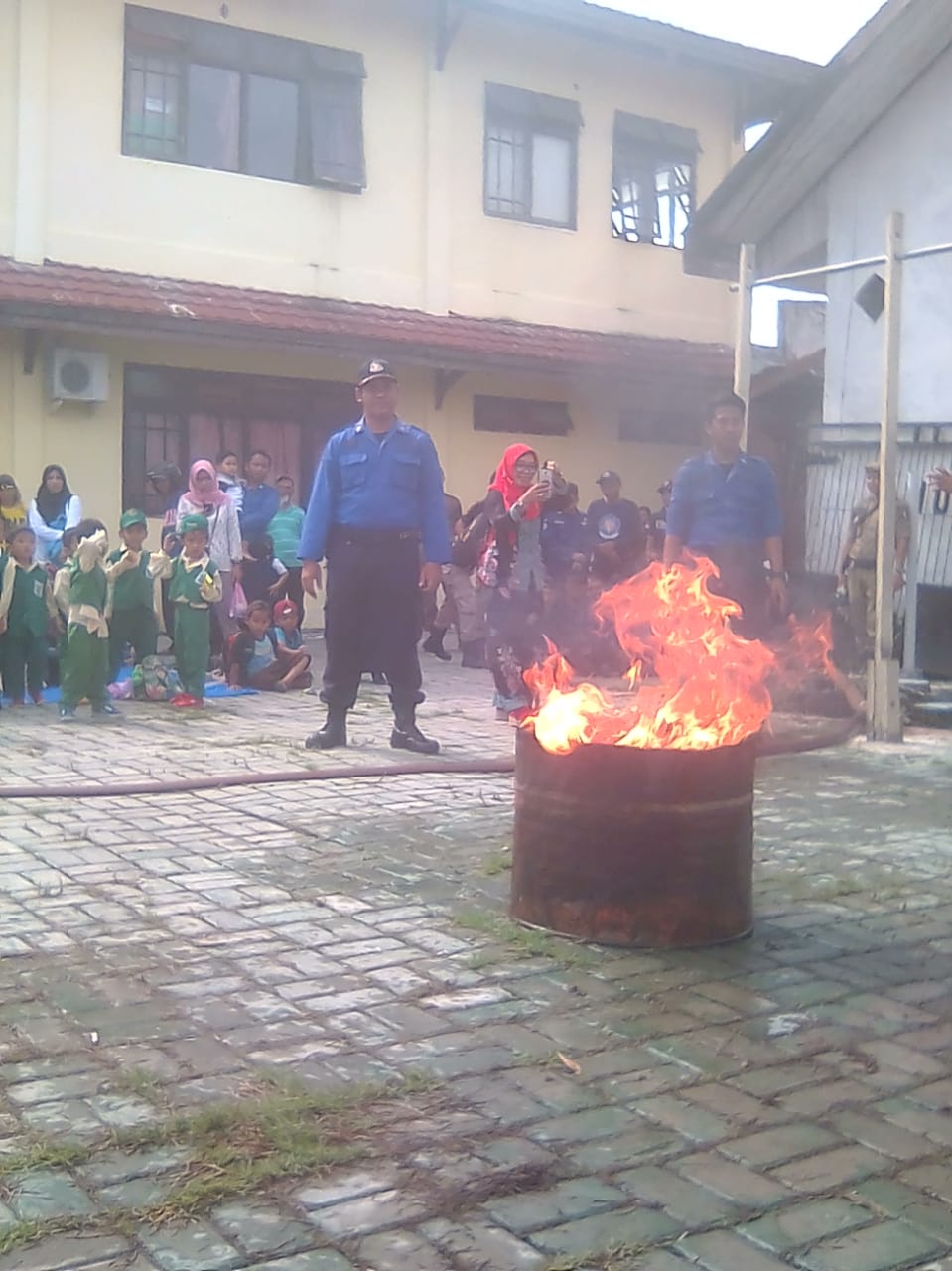 Satpol PP Kapuas Berikan Sosialisasi Pencegahan Bencana Kebakaran