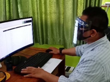 Hadapi Ujian Madrasah, MTsN 2 Palangka Raya Adakan Simulasi