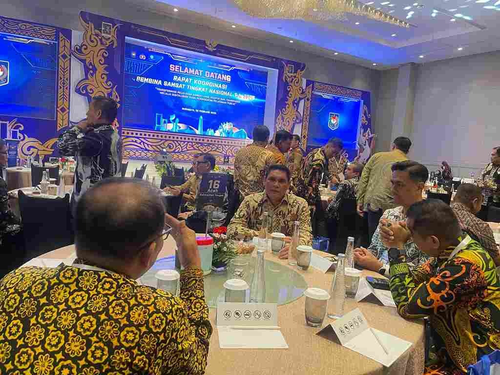 Kepala Bapenda Prov. Kalteng Hadiri Rakor Pembina Samsat Tingkat Nasional Tahun 2025, Harapkan Pelayanan Samsat Makin Modern dan Adaptif