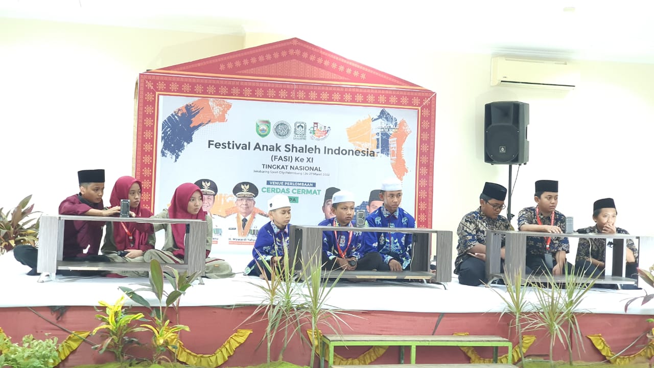 Kafilah Kalteng Raih Juara I Cabang Cerdas Cermat dan Masuk Final di 8 Cabang Lomba FASI XI Tingkat Nasional di Palembang