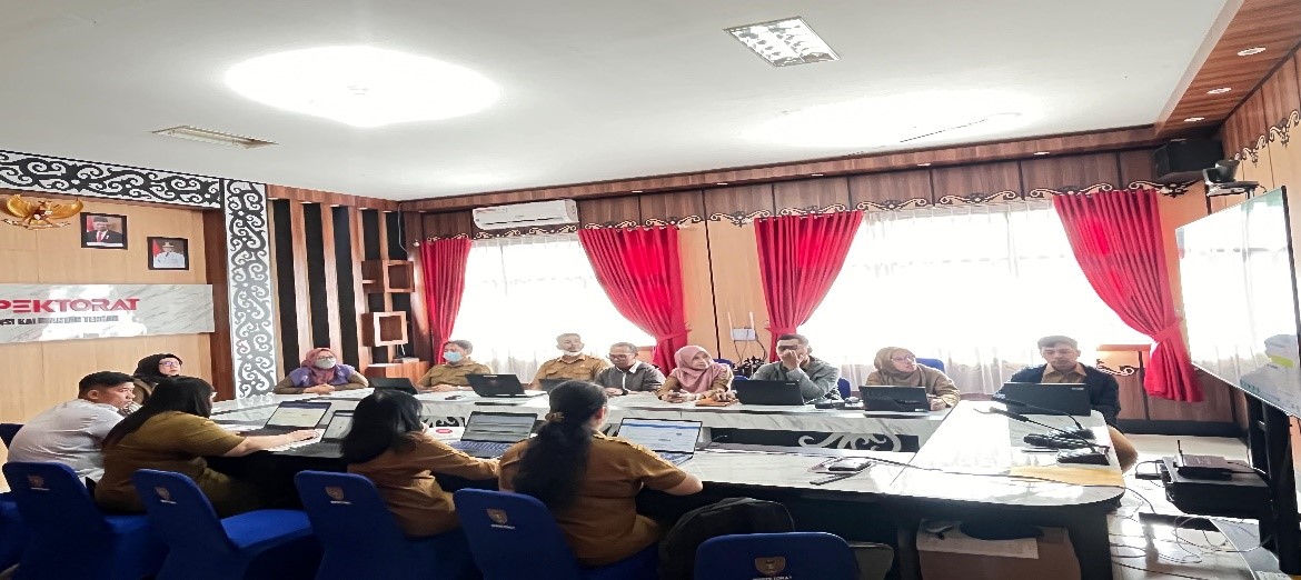 Tim Reviu LKPD Inspektorat Daerah Prov. Kalteng Laksanakan Koordinasi Penyusunan Prosedur Analitis LKPD Tahun 2023
