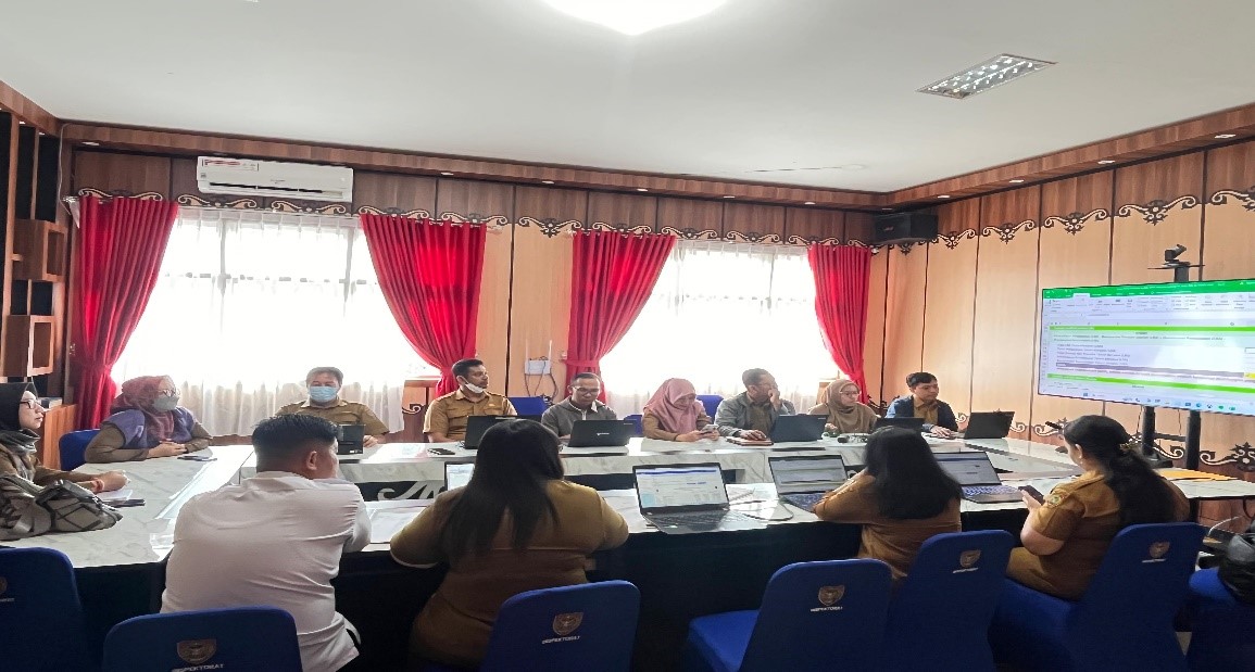 Tim Reviu LKPD Inspektorat Daerah Prov. Kalteng Laksanakan Koordinasi Penyusunan Prosedur Analitis LKPD Tahun 2023