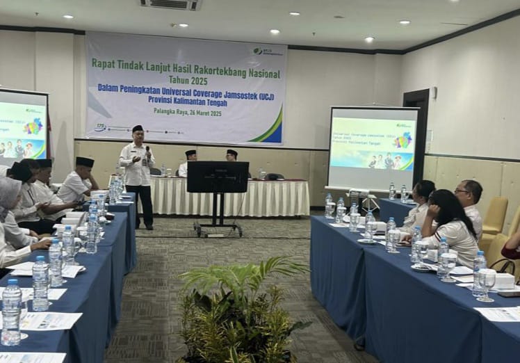 Kadisnakertrans Prov. Kalteng Menjadi Narasumber pada Rapat Tindak Lanjut Rakortekrenbang Nasional 2025