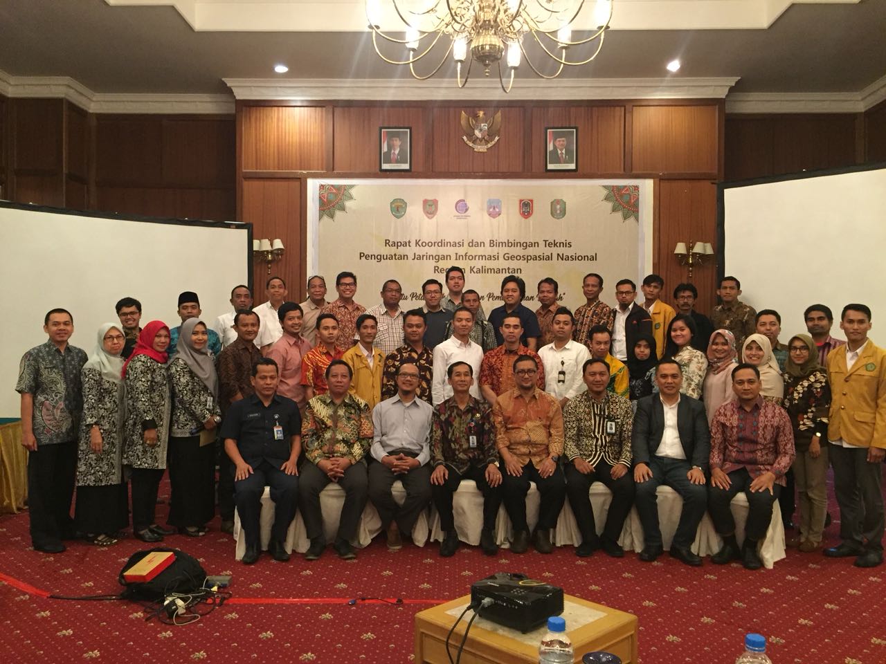 Badan Informasi Geospasial Menggelar Rapat Koordinasi dan Bimbingan Teknis Penguatan Jaringan Informasi Geospasial Nasional (JIGN) Region Kalimantan.