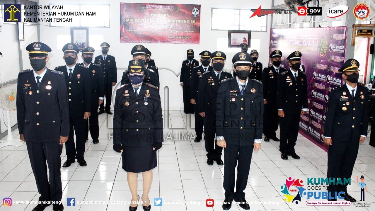 Upacara Hari Bhakti Pemasyarakatan Ke 56 Tahun 2020