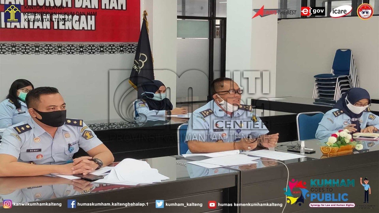 Divisi Yankum Ikuti Teleconference Rakor MPW dan MPD Notaris 