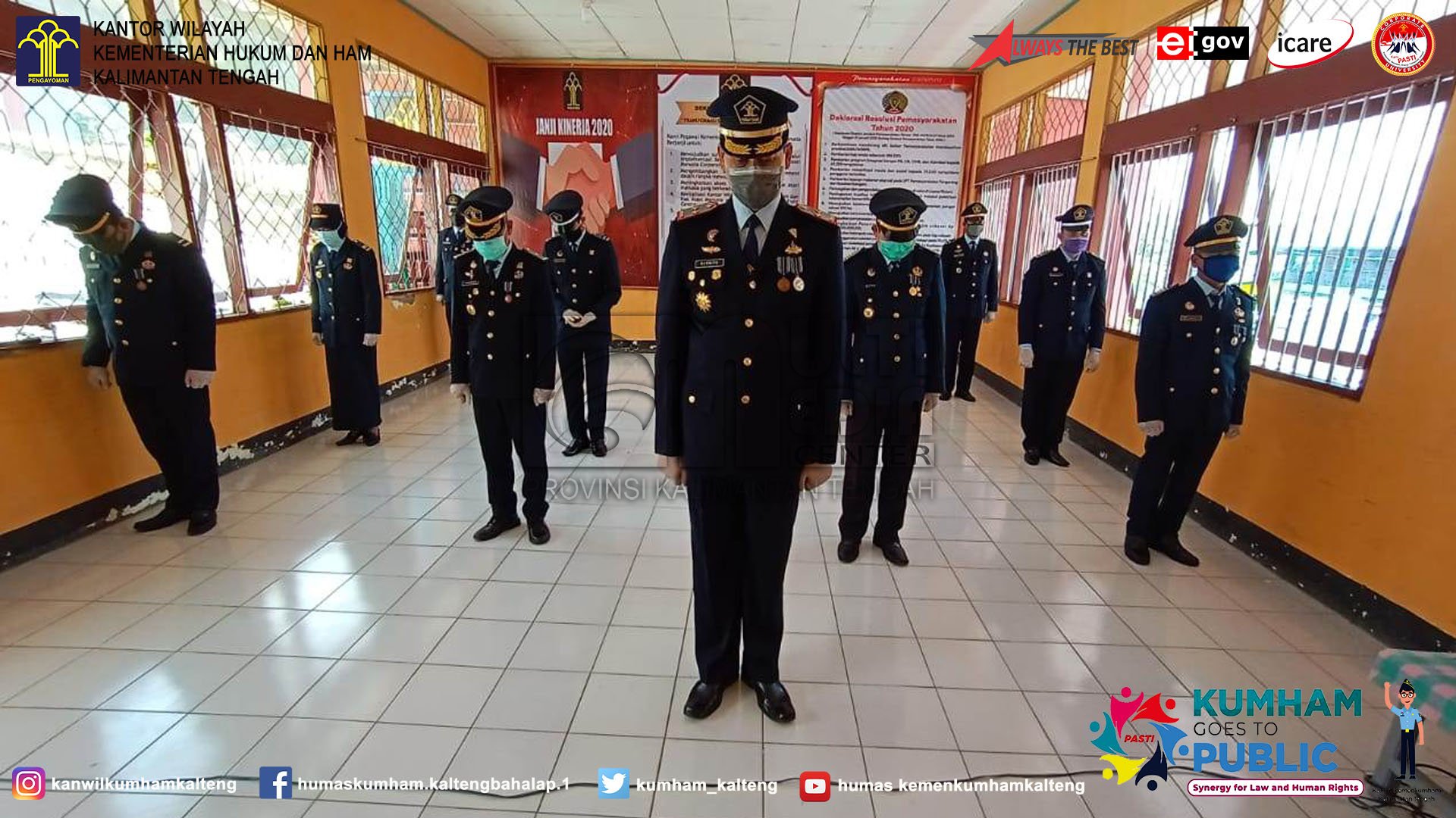 Lapas Muara Teweh Ikuti Puncak Peringatan Hari Bhakti Pemasyarakatan Ke-56