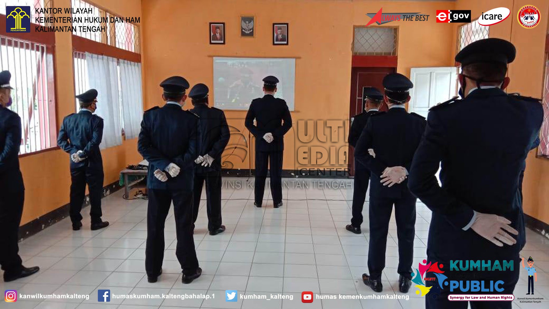 Lapas Muara Teweh Ikuti Puncak Peringatan Hari Bhakti Pemasyarakatan Ke-56