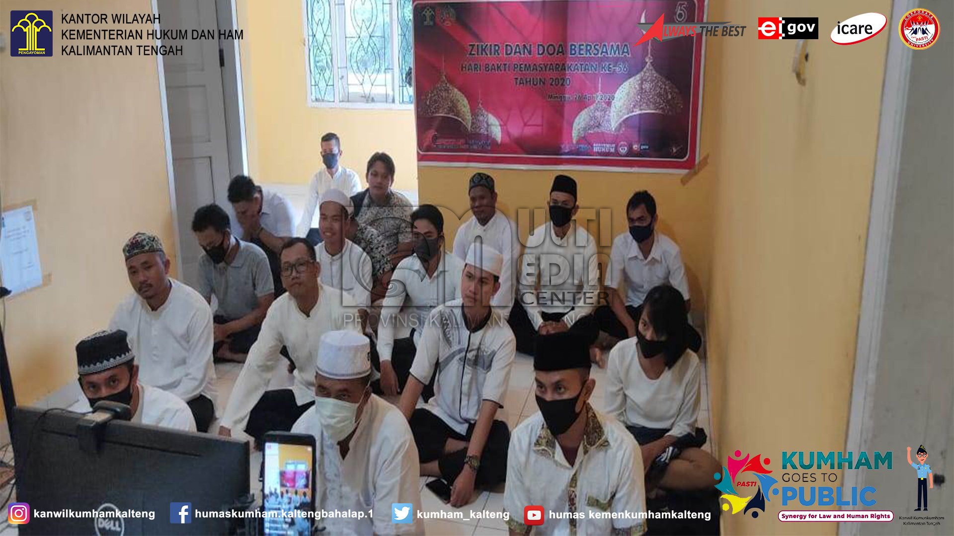 Akhir Pekan, Lapas Sukamara isi dengan Dzikir dan Doa Bersama