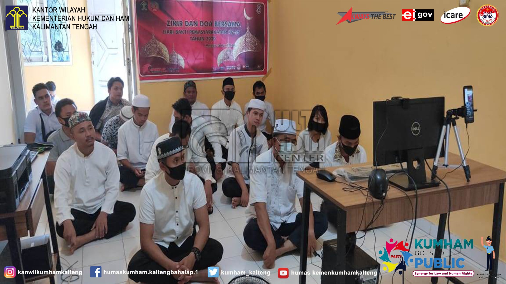 Akhir Pekan, Lapas Sukamara isi dengan Dzikir dan Doa Bersama