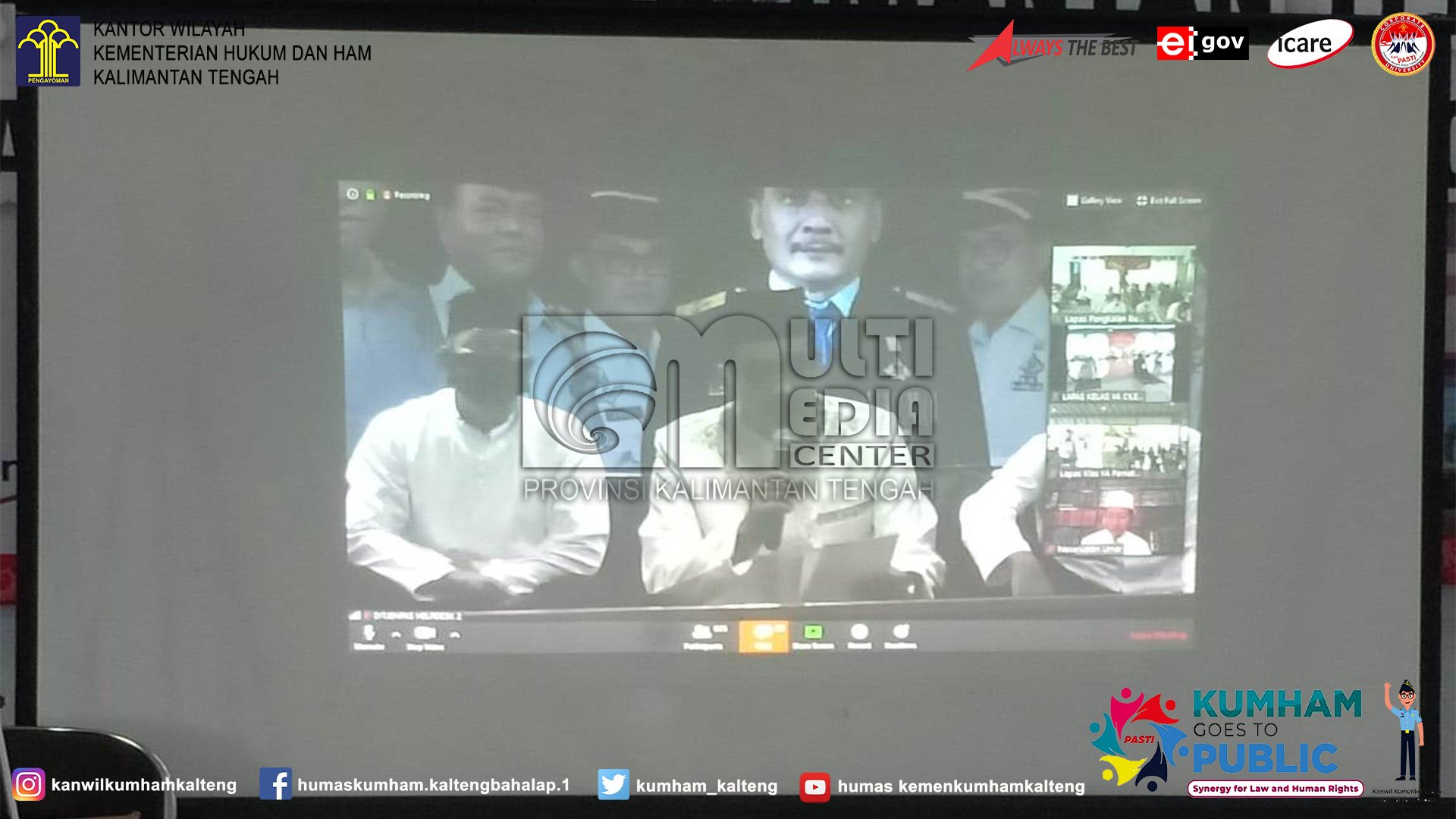 Dzikir dan Doa Bersama Lapas Pangkalan Bun Dalam Perayaan Hari Bhakti Pemasyarakatan ke-56