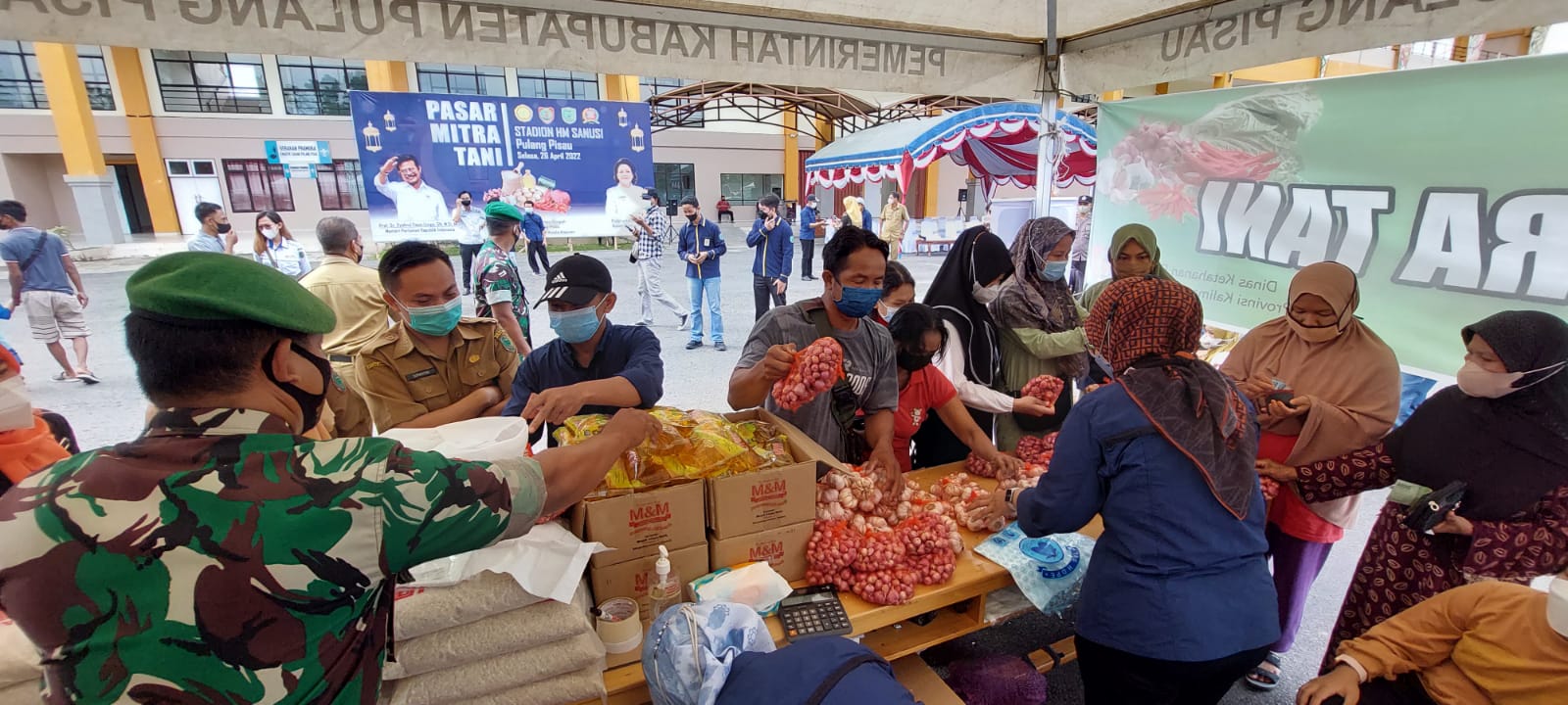 Mentan Gandeng Dinas Ketahanan Pangan Prov. Kalteng Gelar Pasar Mitra Tani di Kabupaten Pulang Pisau