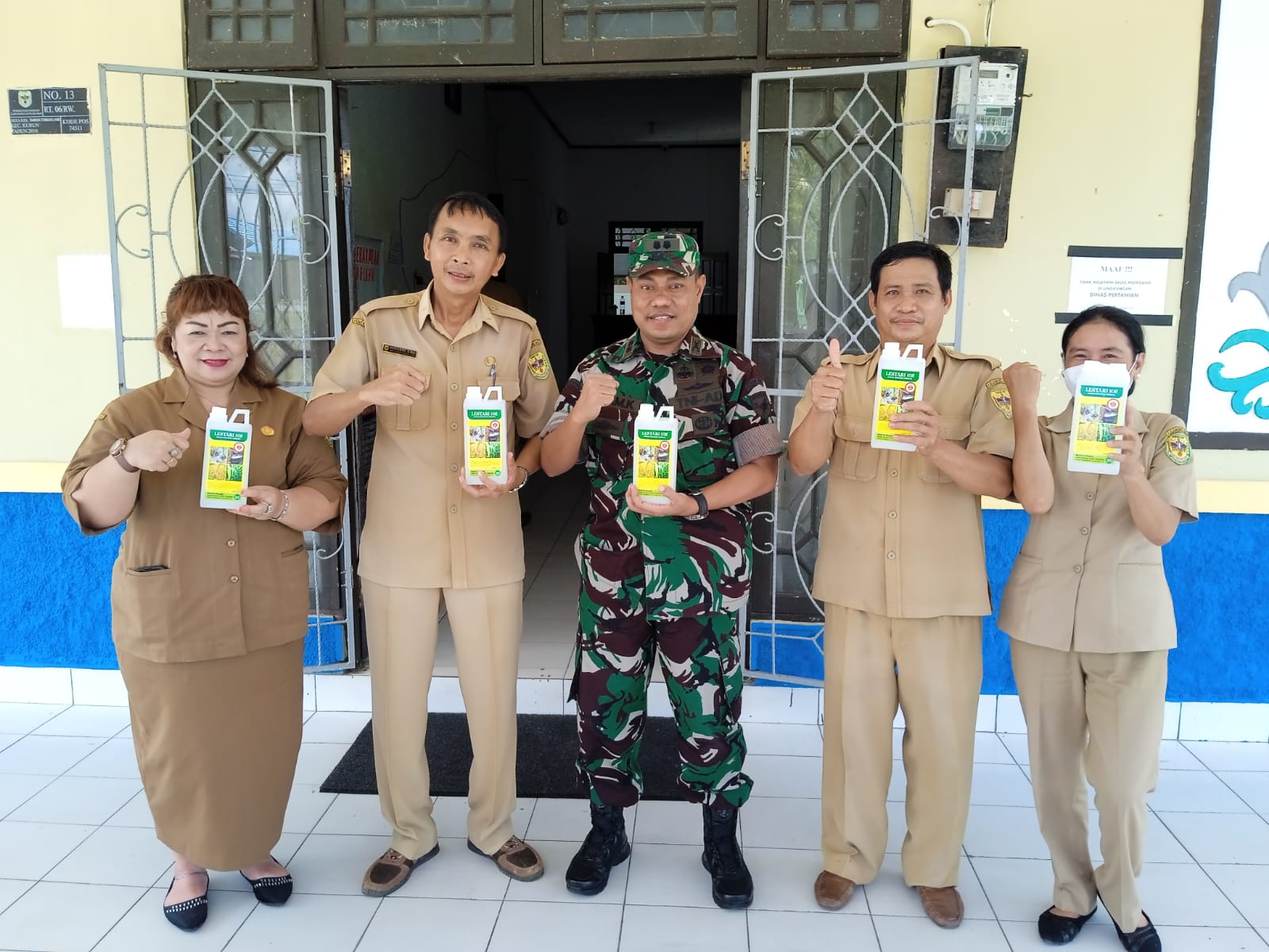 Kadis Pertanian Gumas Apresiasi Peran Aktif TNI Wujudkan Program Ketahanan Pangan