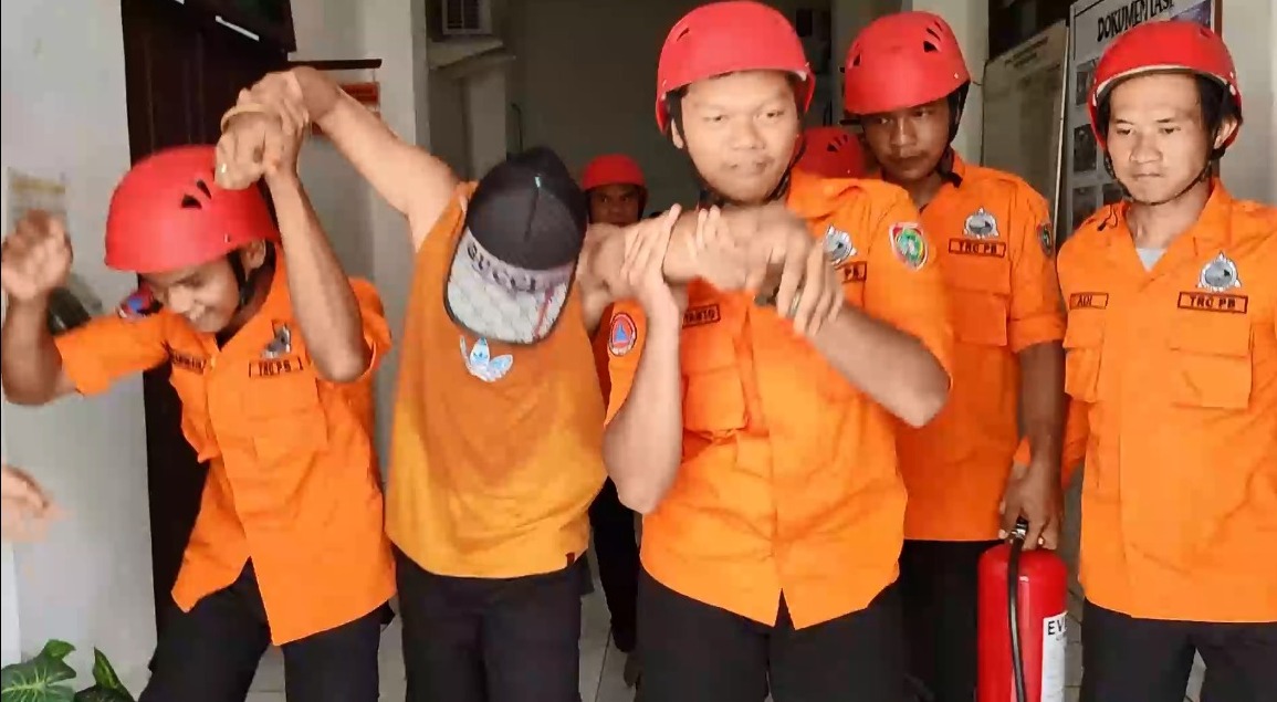 Peringati Hari Kesiapsiagaan Bencana, BPBPK Prov. Kalteng Gelar Simulasi Kebakaran