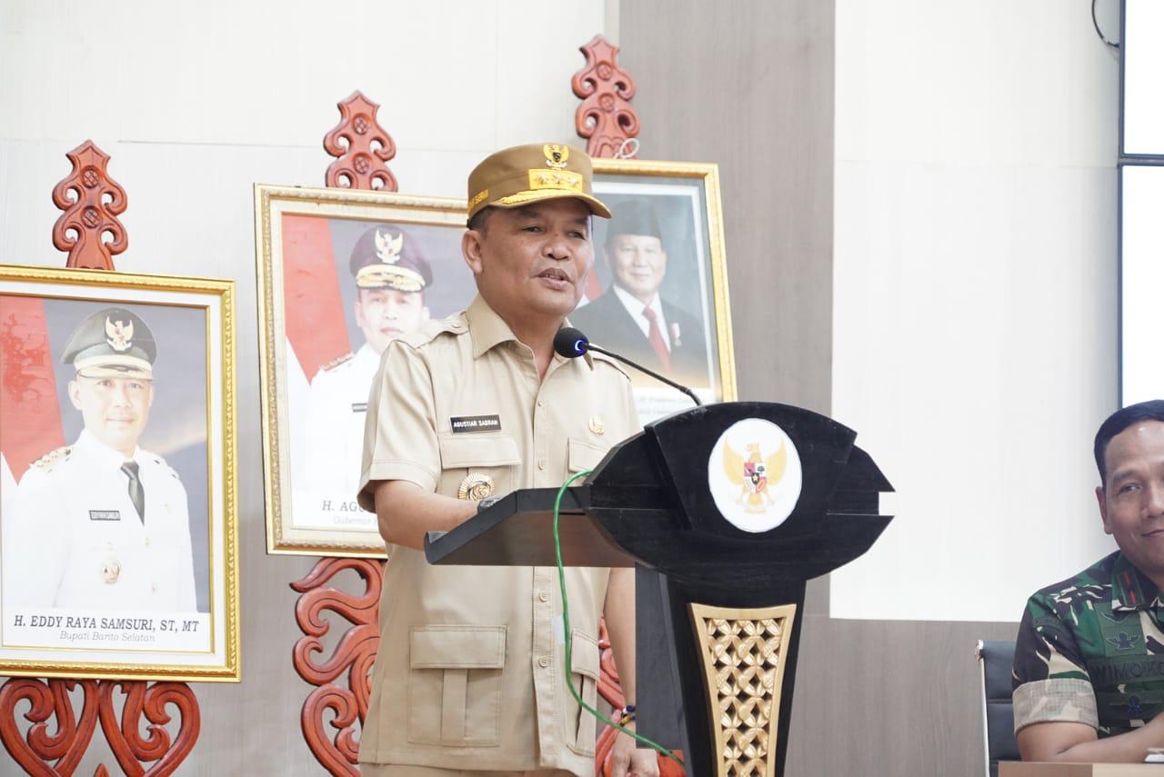 Gubernur Agustiar Sabran Pimpin Pertemuan Sekaligus Rapat dengan Bupati se-DAS Barito