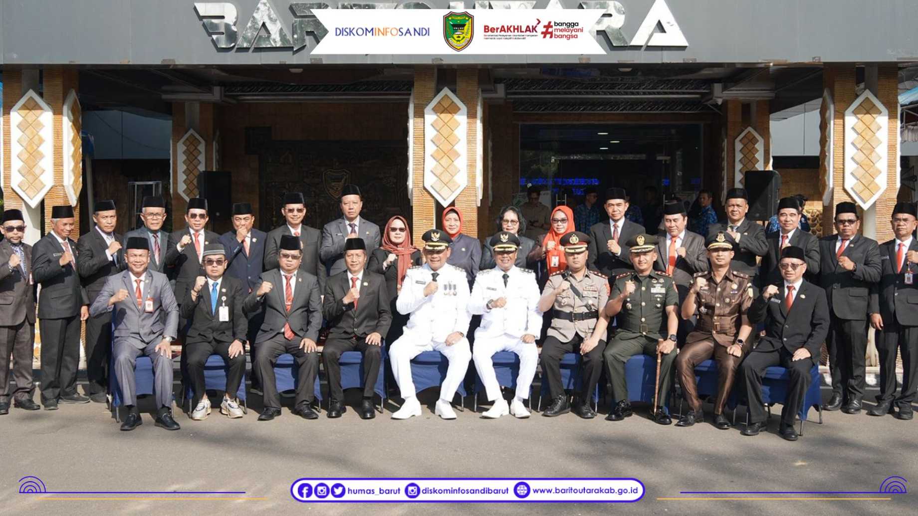 Upacara Peringatan Hari Otonomi Daerah XXX Tahun 2026, Pemkab Barito Utara Tegaskan Sinergi Wujudkan Asta Cita