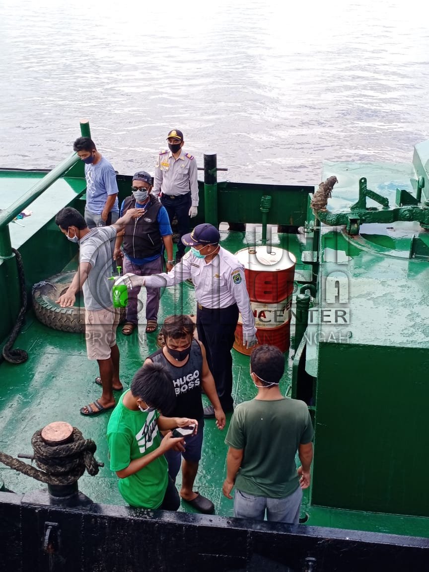 Dishub  Kembali Lakukan Pemeriksaan dan Penyemprotan
