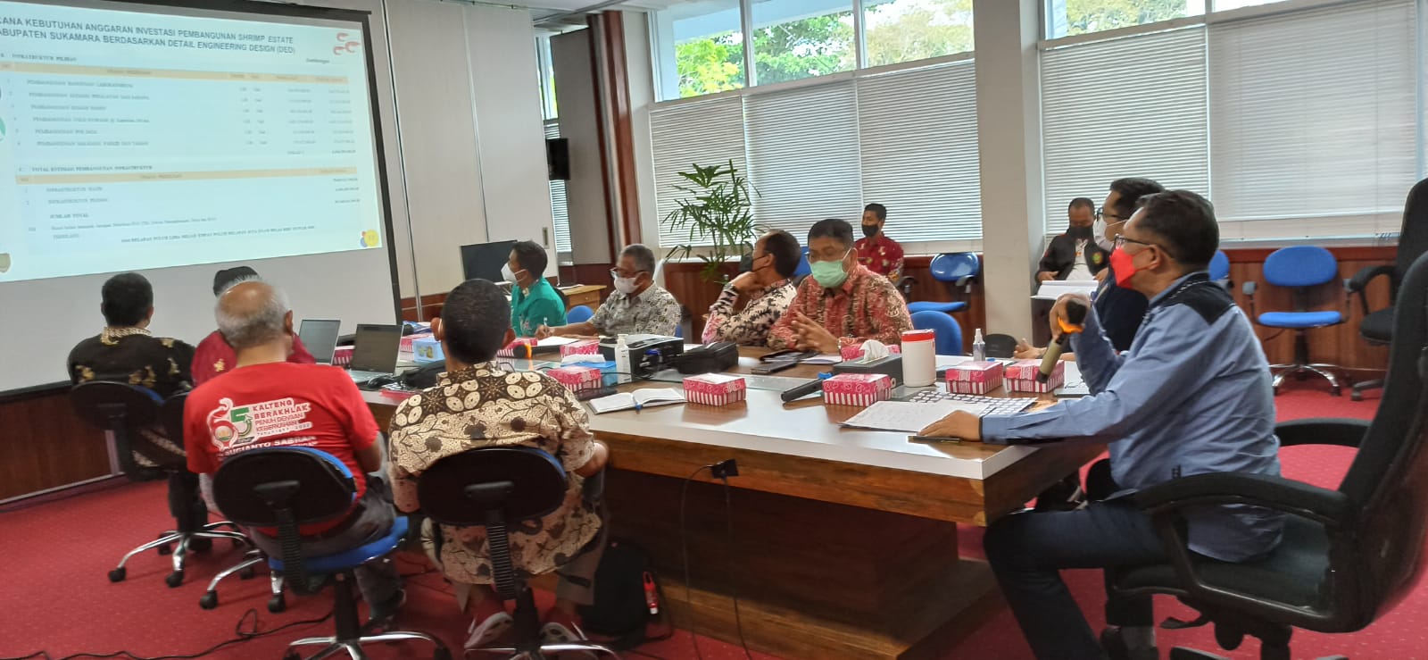 Percepat Payung Hukum Shrimp Estate Kalteng, Kadislutkan Pimpin Rapat Penyusunan Draft Pergub