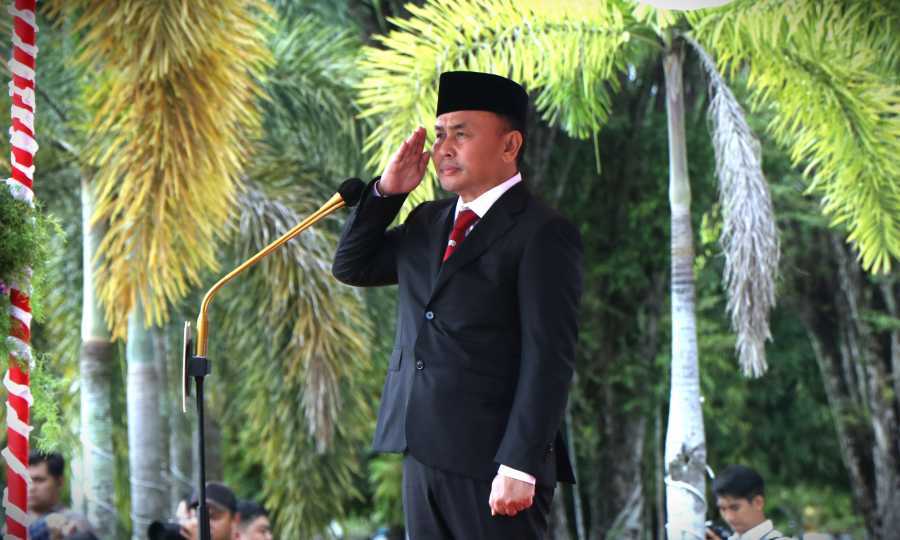 Kepala BKD Hadiri Upacara Hari Jadi ke-67 Provinsi Kalteng