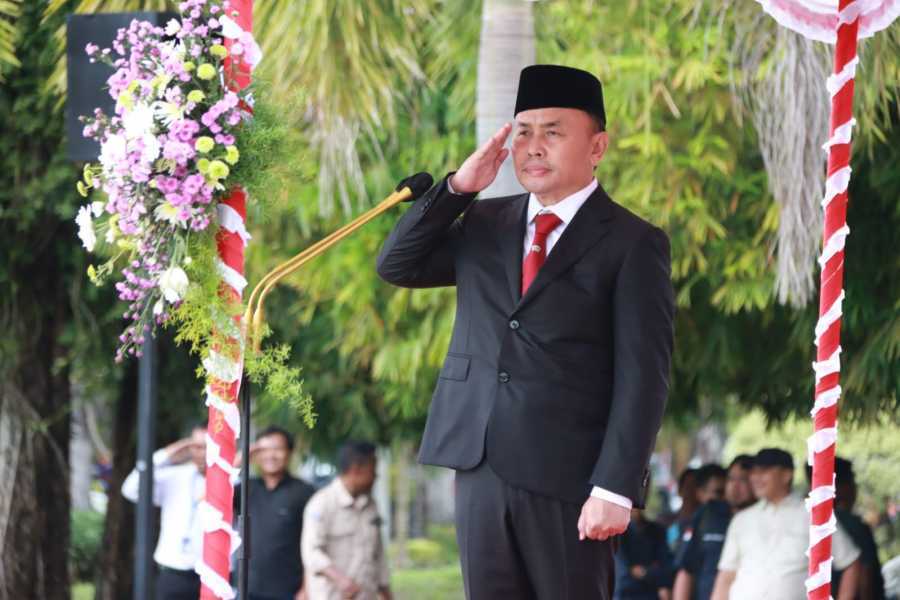 Gubernur Sugianto Sabran Pimpin Upacara Harjad ke-67 Provinsi Kalteng