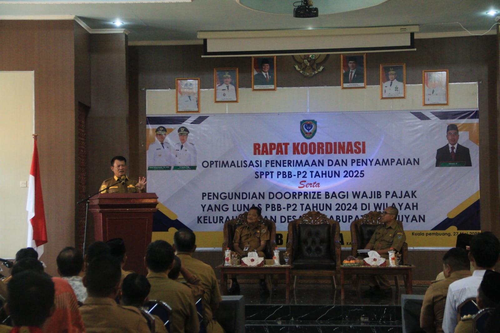 Bupati Seruyan Resmi Buka Rakor Optimalisasi Penerimaan PBB-P2 Tahun 2025