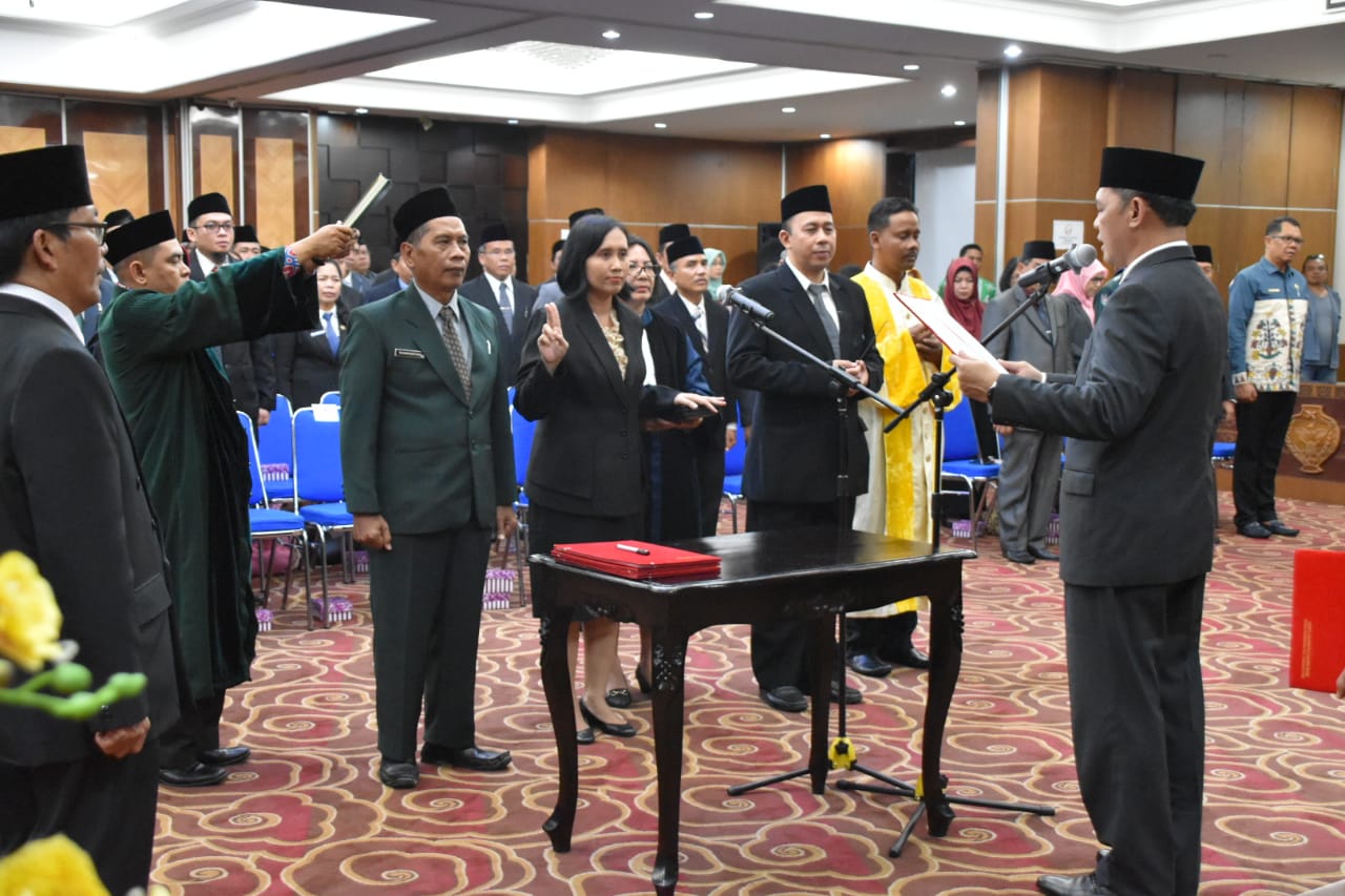 Pemprov Kalteng Gelar Acara Pelantikan 89 Penjabat Eselon III dan IV