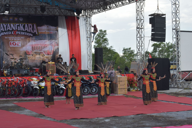 Tiba di Pangkalan Bun, 250 Peserta Offroad Bhayangkara Borneo Expedition Disambut Kapolda Kalteng