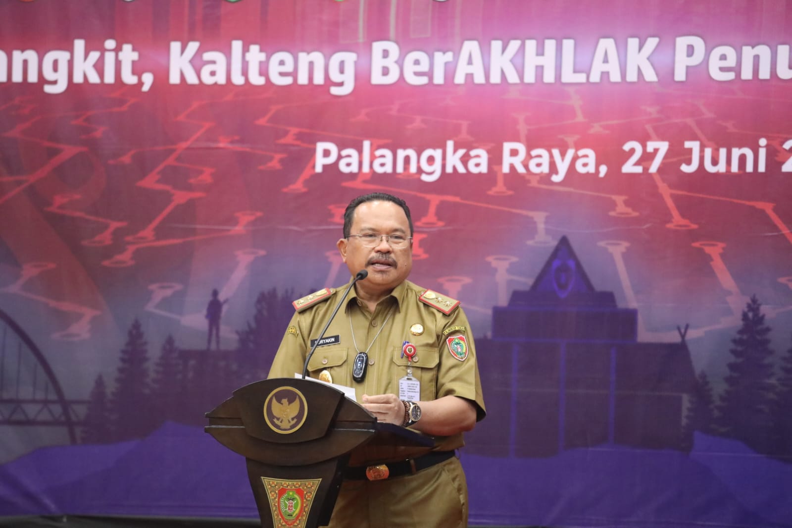 Sekda Nuryakin Buka Rapat High Level Meeting TPID Provinsi Kalteng