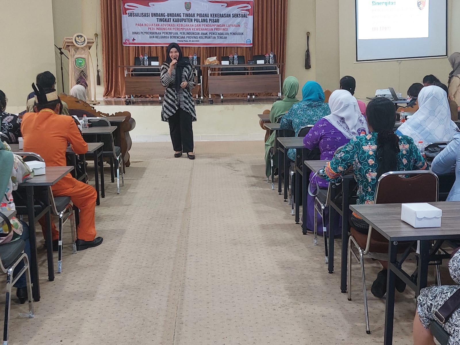 DP3APPKB Prov. Kalteng Gelar Sosialisasi UU No. 12 Tahun 2022 Tentang Tindak Pidana Kekerasan Seksual di Kabupaten Pulang Pisau