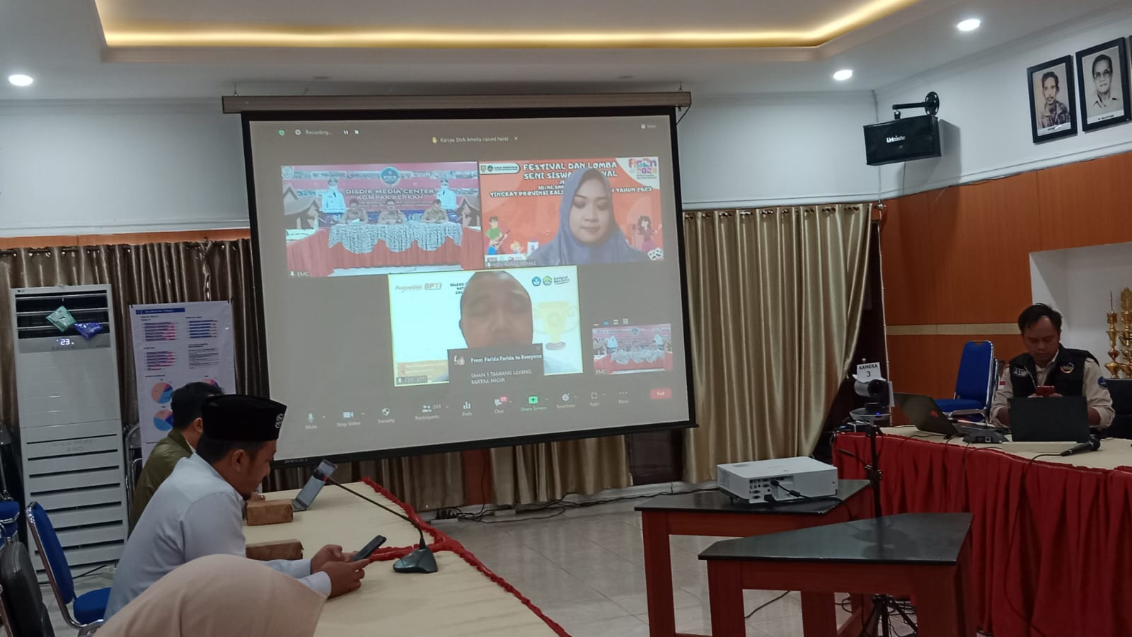 Kembangkan Bakat Seni Siswa, Plt. Kadisdik Buka Festival Lomba Seni Siswa Nasional