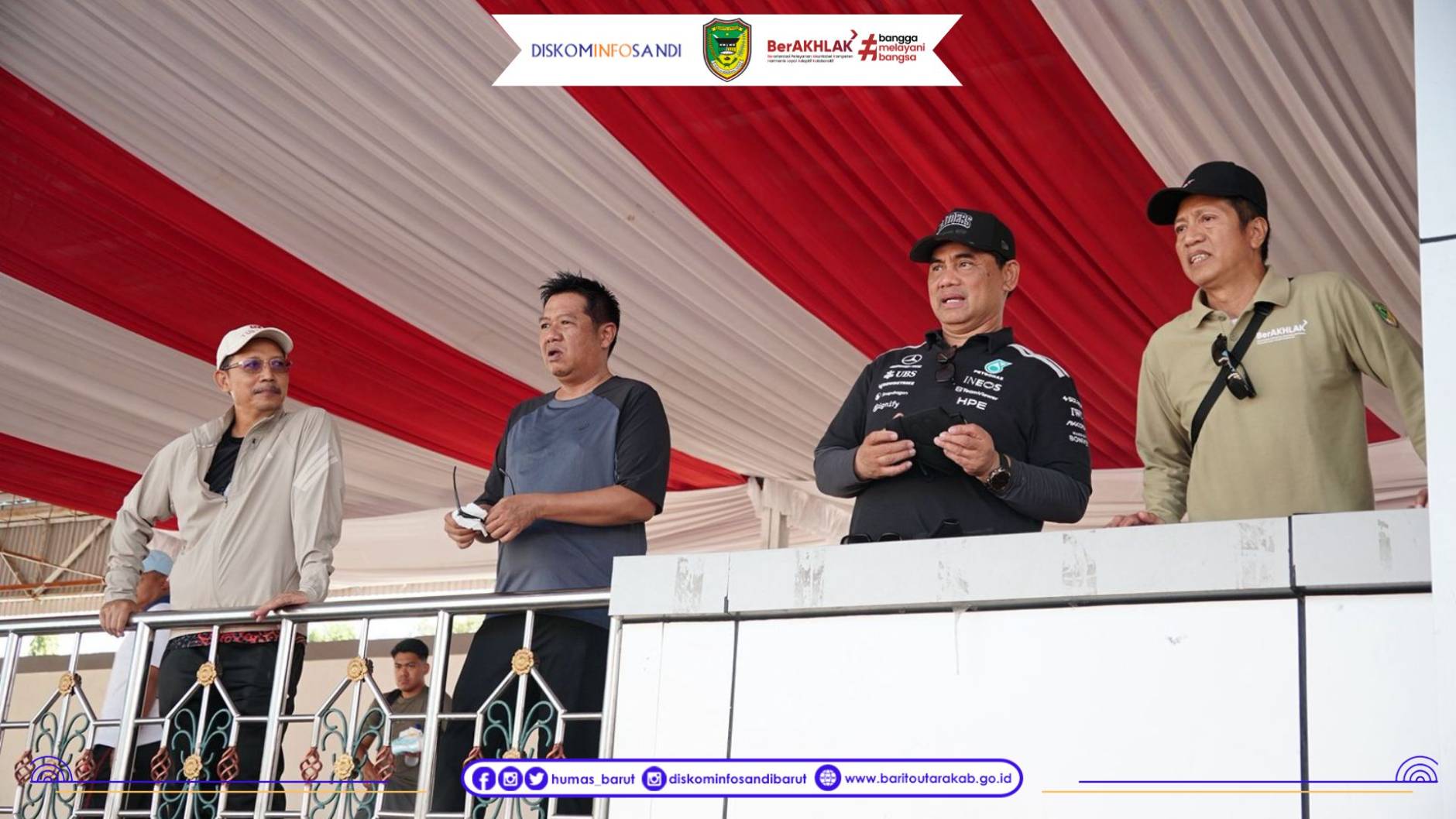 Bupati Barito Utara Tinjau Kesiapan Batara Expo 2026 dan Lokasi Upacara Hari Jadi ke-76 Melalui Gowes Bersama