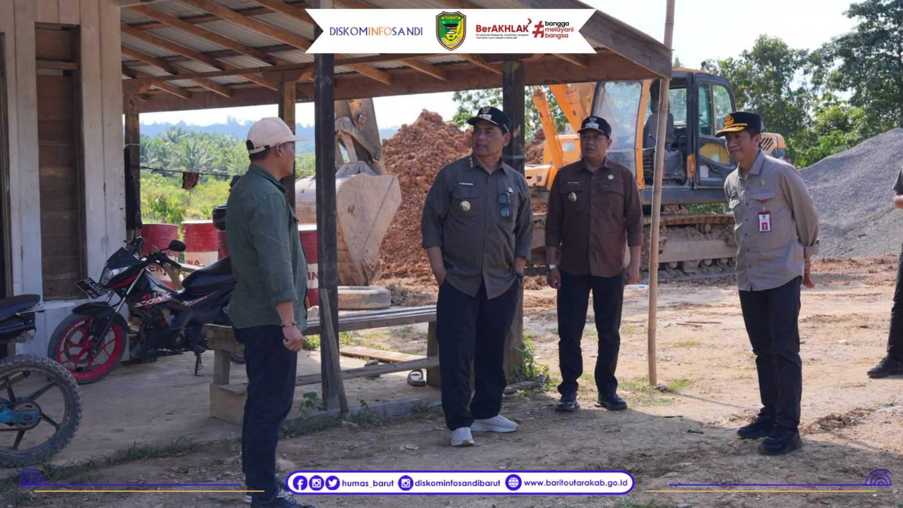 Safari Jumat di Gunung Purei, Bupati Barito Utara Tekankan Pentingnya Percepatan Pengerjaan Infrastruktur