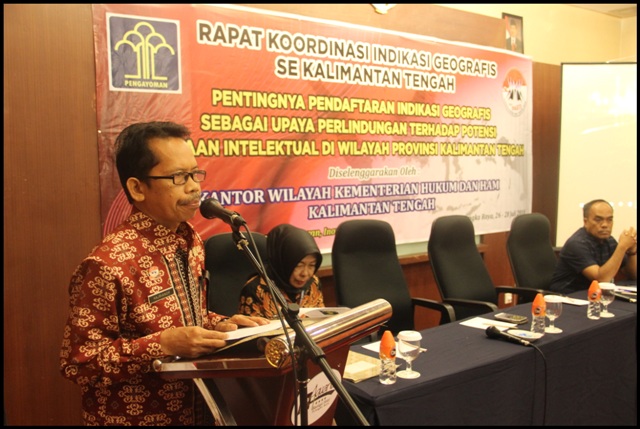Rakor Indikasi Geografis dalam rangka Maksimalkan Produk Potensial Kalimantan Tengah